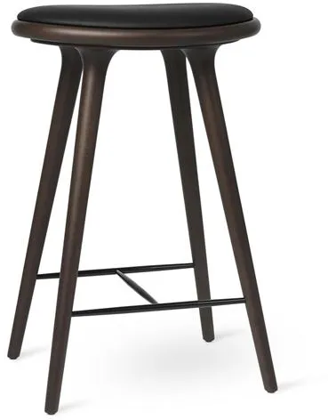 Mater High Stool Barhocker Dunkel gebeizte Buche 69cm