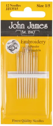 John James Sticknadeln Gr. 1/5 - 12 Stk.