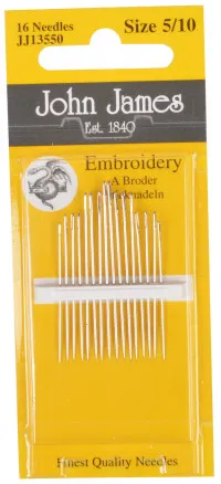 John James Sticknadeln Größe 5/10 - 16 Stk