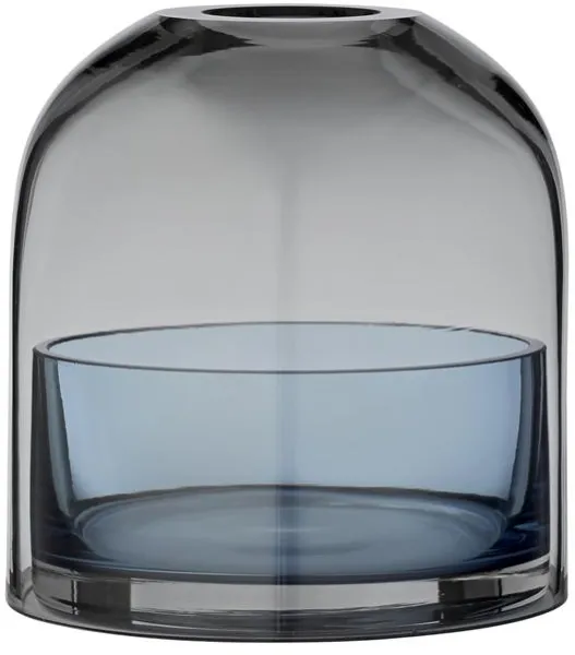 AYTM TOTA Teelichthalter Schwarz/Dunkelblau