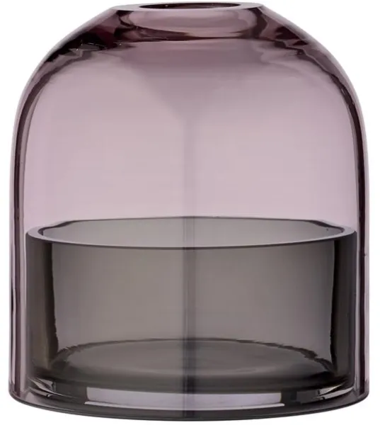 AYTM TOTA Teelichthalter Rosa/Schwarz