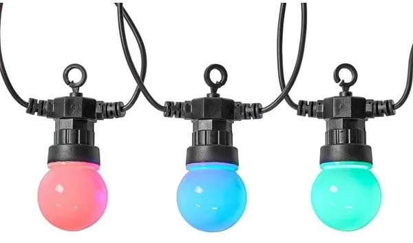 Nedis SmartLife Party Lichterkette - 10 Meter mit 20 Lichtern - RGB