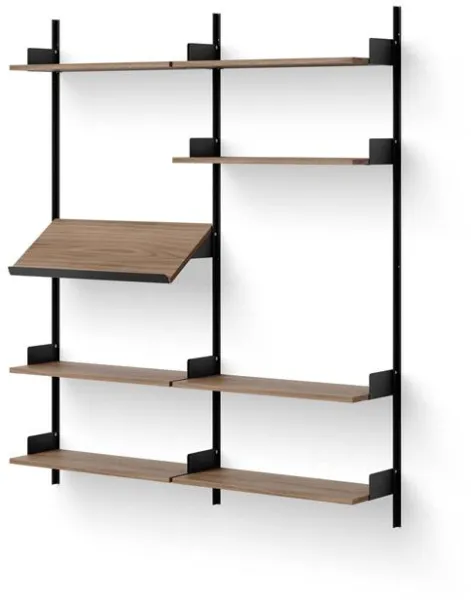 New Works Living Regal 1900 Walnuss/Schwarz