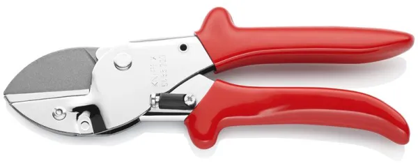 Knipex Leisten-Schere verchromt, mit Kunststoffgriff 200 mm