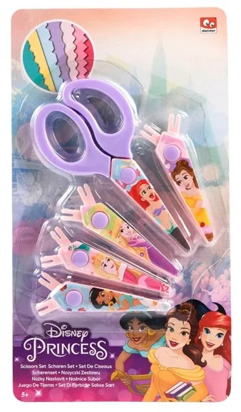 Canenco Disney Princess Schere mit 5 gezackten Klingen