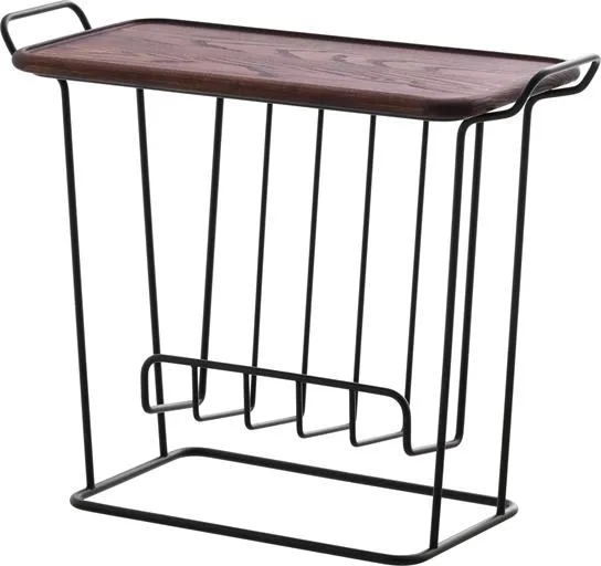 Maze Minnie Mae Wood Beistelltisch Schwarz/Esche