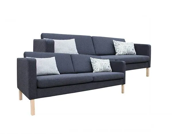 Stouby Bace Sofaset 2+3 Pers. mit MainLine Flax Stoff