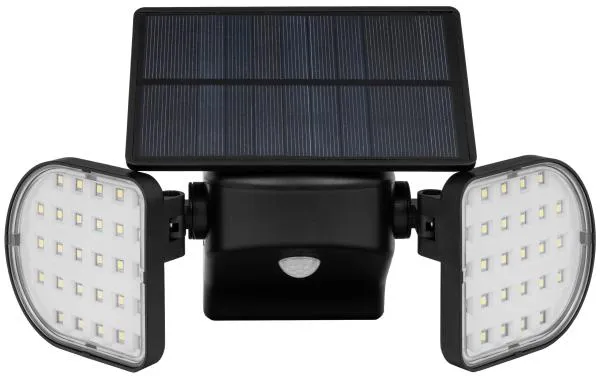 Doppelte Solarleuchte mit Spotlicht 1,5W