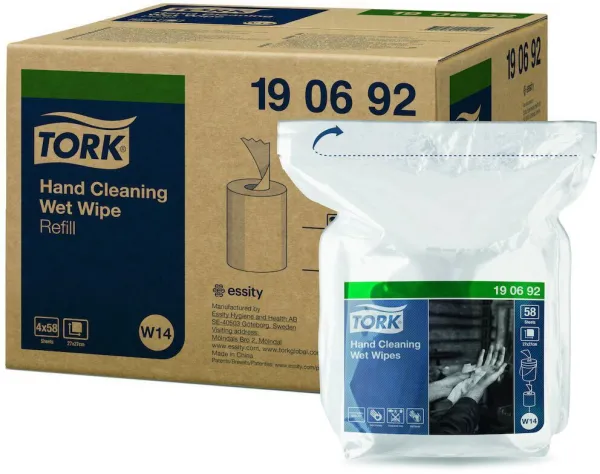 Tork Premium Wet Wipes Nachfüllpackung Hände pk/58 Tücher